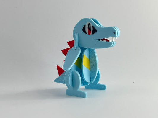 Pokemon #158 - Totodile kit card