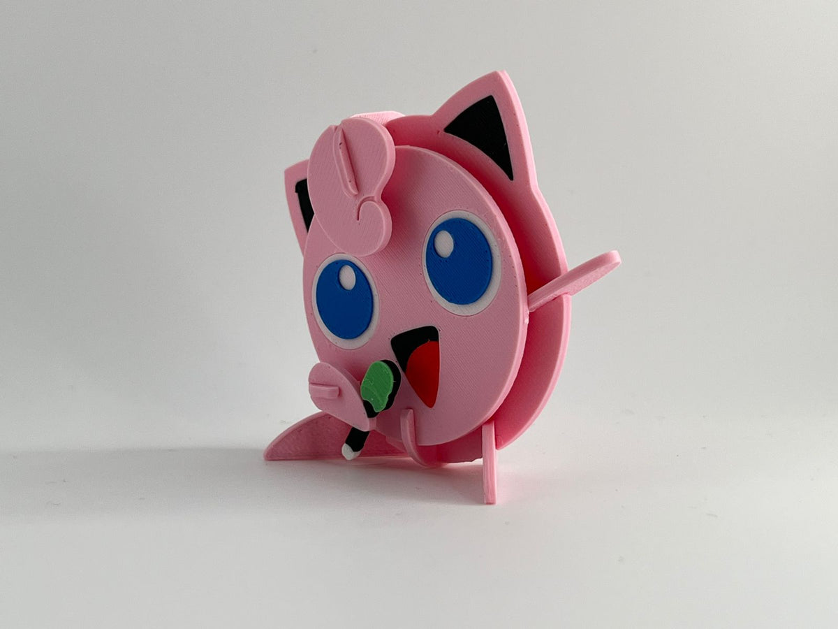 3D Printed Jigglypuff DIY Puzzle Model Kit | Buildable Collectible Figure