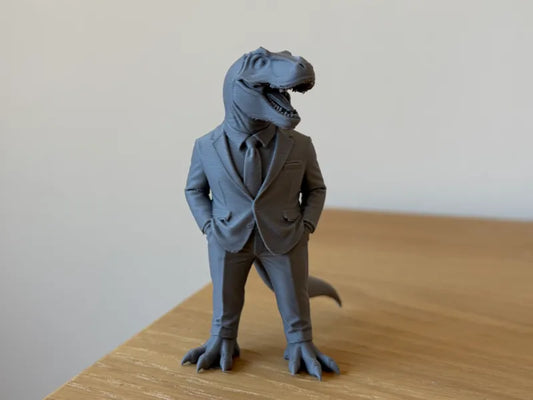 050 Business T-Rex Figure  Funny Dinosaur Desk Decor