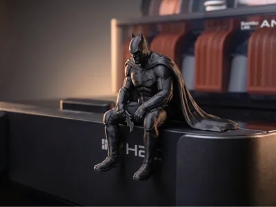 051 Sitting Batman - The Dark Knight Edge Sitter