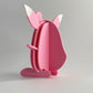 3D Printed Wigglytuff DIY Puzzle Model Kit | Buildable Collectible Figure