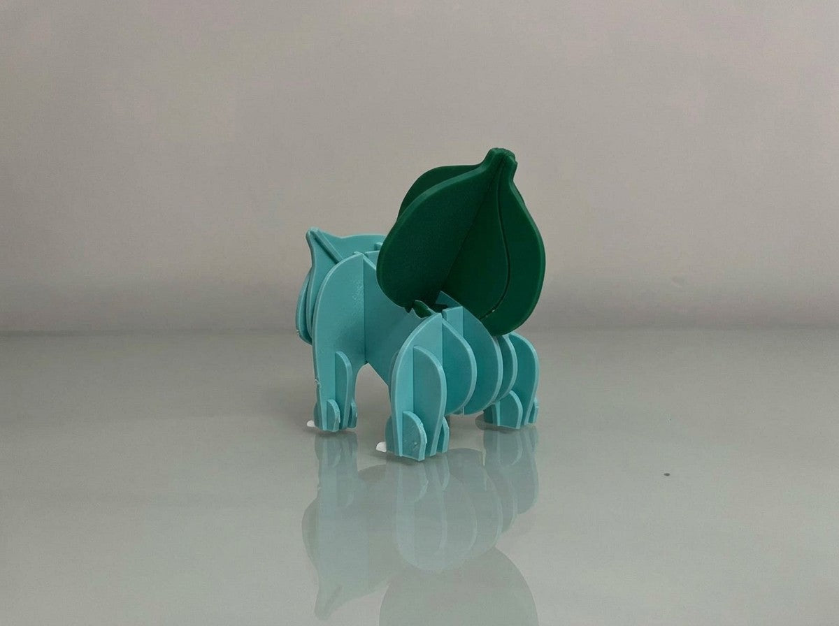 3D Printed Bulbasaur DIY Puzzle Model Kit | Buildable Collectible Figure