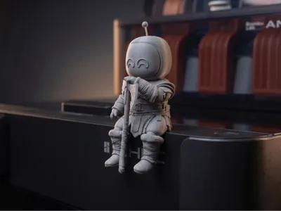 065 Astro Bot Kratos - Monitor Topper  Desk Buddy