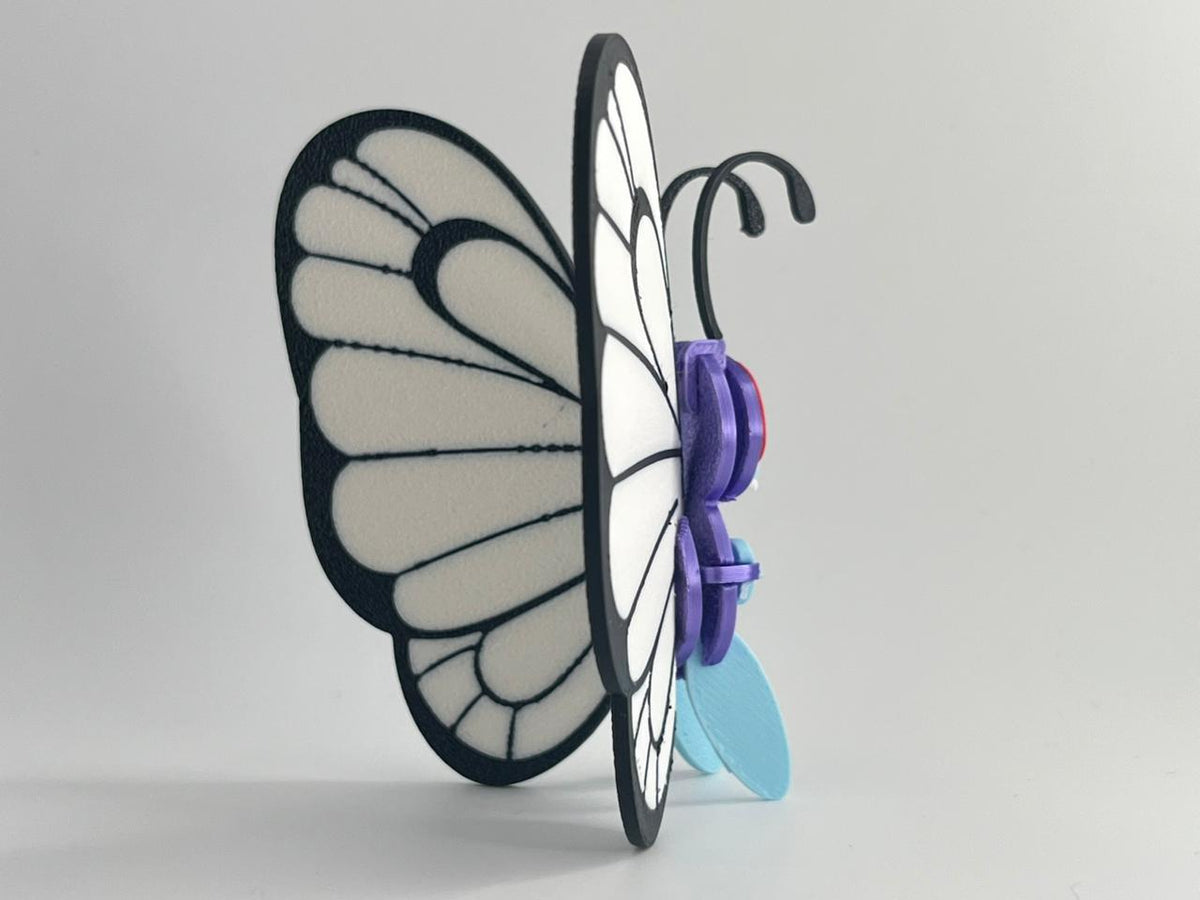 3D Printed Butterfree DIY Puzzle Model Kit | Buildable Collectible Figure