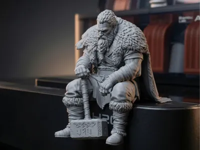 078 Resting Thor - God of Thunder