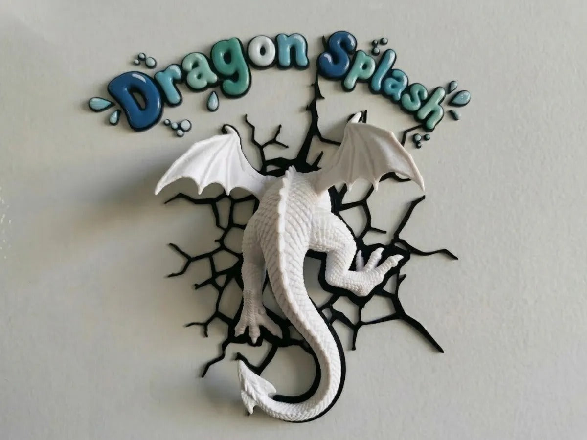 Dragon Splash - Fridge Magnet