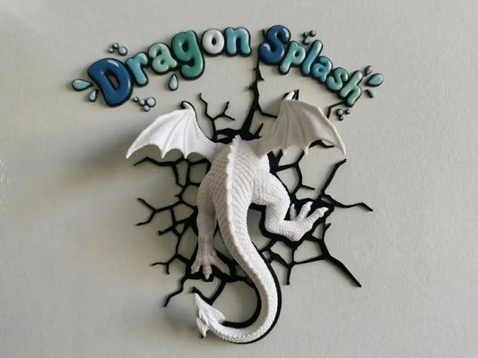 Dragon Splash - Fridge Magnet