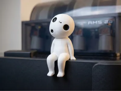 094 Cute Sitting Kodama - Princess Mononoke