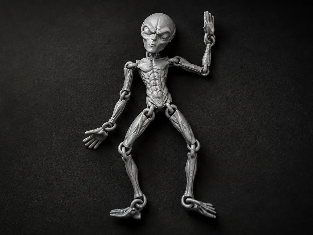09 Flexi alien. Fast and easy print