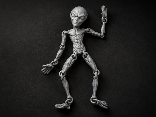 09 Flexi alien. Fast and easy print