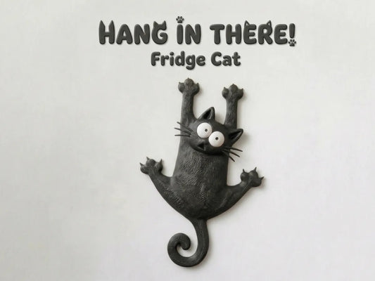 Hang In There! Fridge Cat