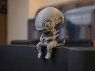 102 Cute Baby Xenomorph - Shelf Sitter