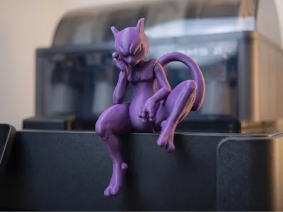 123 Pensive Mewtwo - Edge Sitting