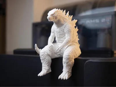 129 Chilling Godzilla - Shelf Sitter