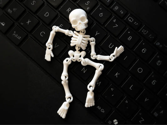 12 Flexi skeleton. Fast and easy print