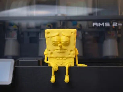 131 Sad SpongeBob Edge Sitter - Desk  Shelf Figurine
