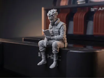 132 Sitting Kakashi Reading