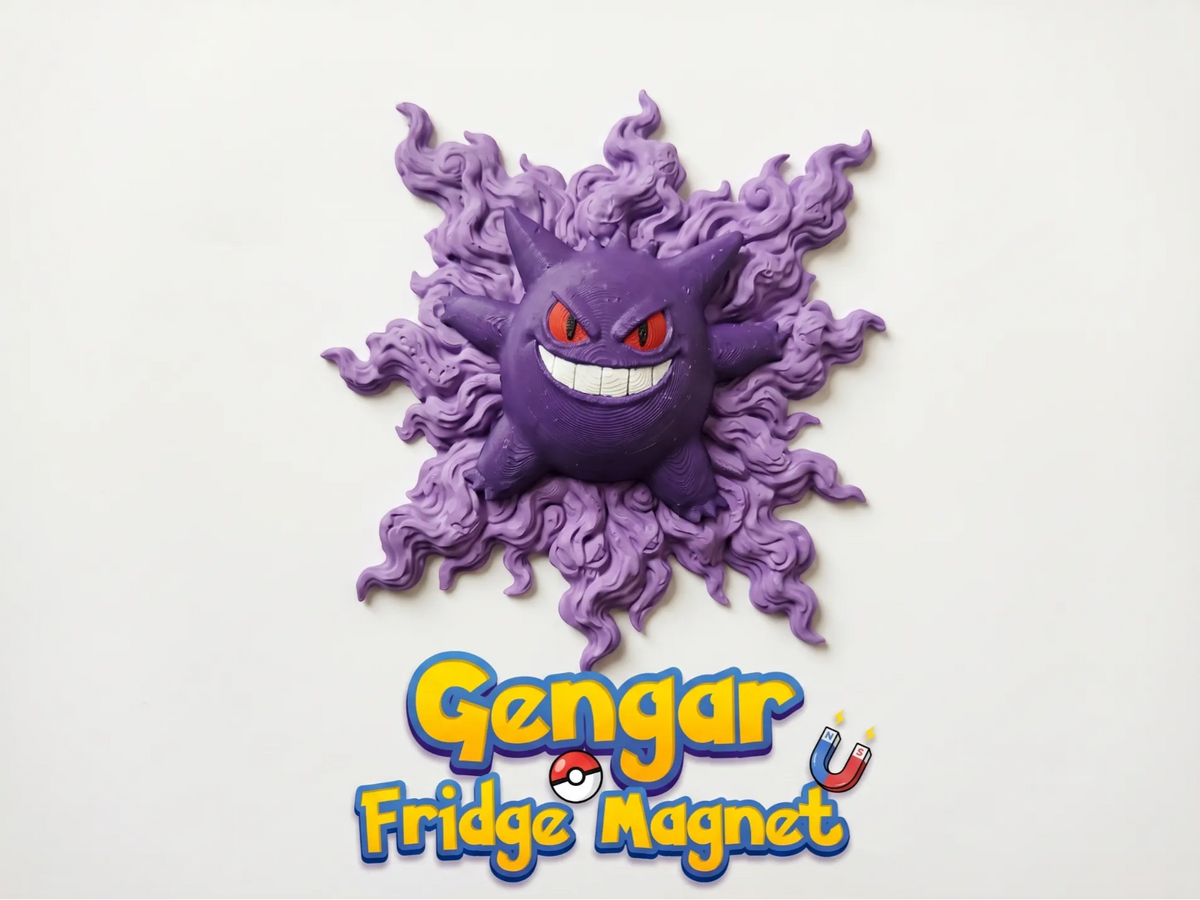 Spooky Snack Protector - Gengar Fridge Magnet
