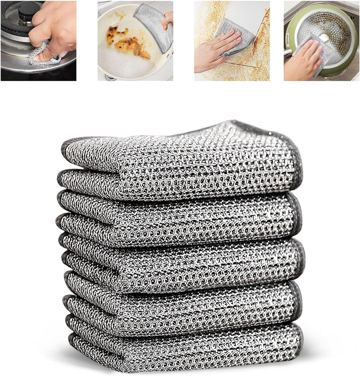UltraClean Non-Scratch Wire Dishcloths (Pack of 10 & 15)