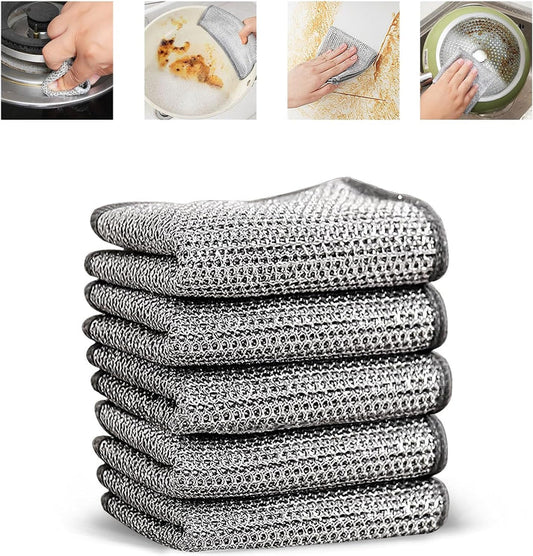 UltraClean Non-Scratch Wire Dishcloths (Pack of 10 & 15)