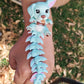 Cute Puppy Flexi Articulated Toy  keychain