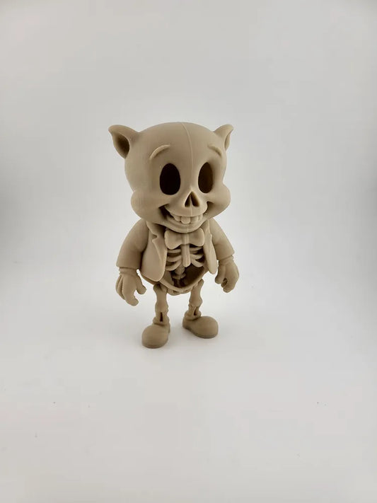 Porky Pig Skeleton – Looney Tunes 3D Print Figure