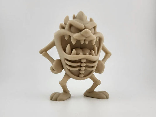 3D Skeleton Taz Looney Tunes Tasmanian Devil STL