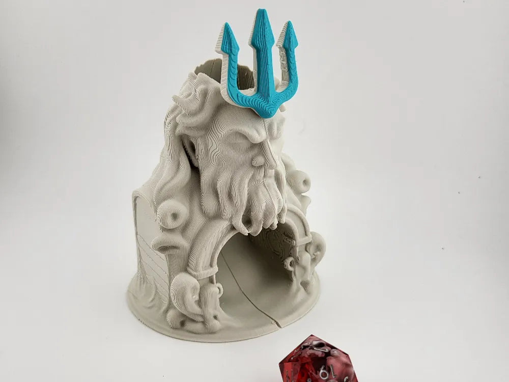 Poseidon Dice Tower dnd greek table game