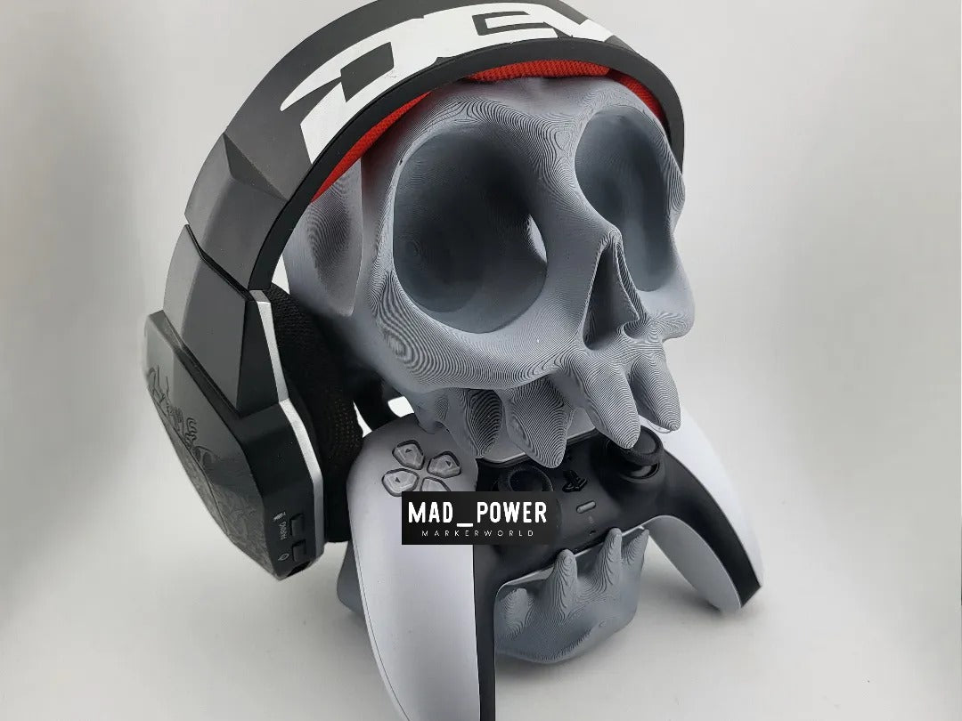 25_Stand controller ps5 ps4 wall desk headphone skull_01