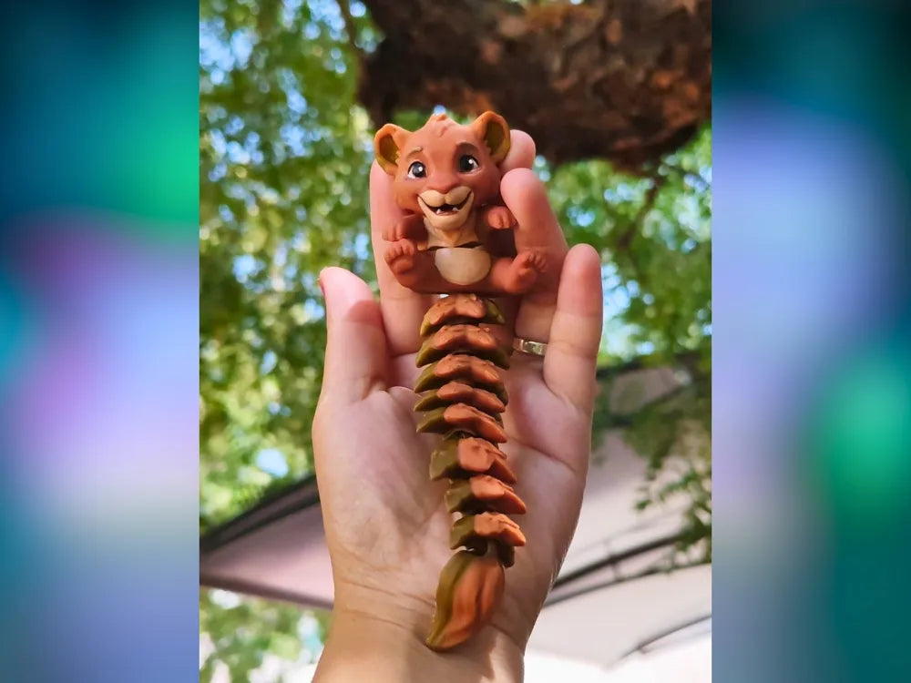 Very Cute Articulated Flexi Lion