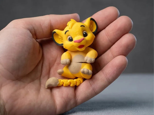 36 Cute Articulated Baby Lion Cub