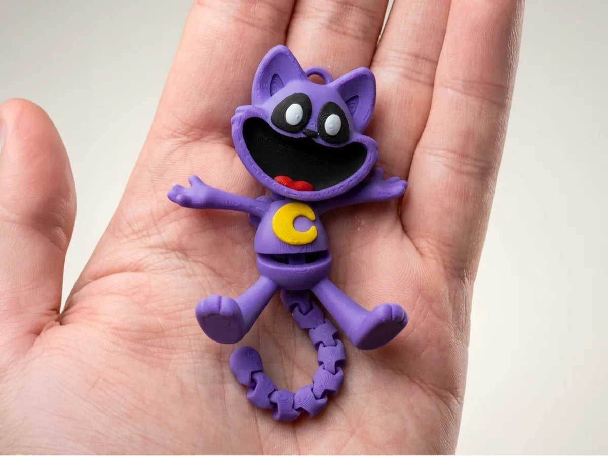 37 Articulated CatNap (Poppy Playtime) Keychain
