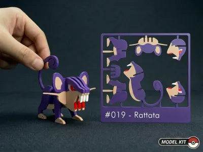 Pokemon #019 - Rattata kit card