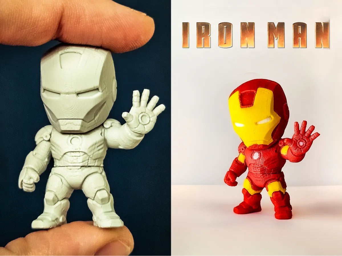 50 mini flexi Iron Man