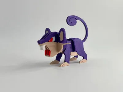 Pokemon #019 - Rattata kit card