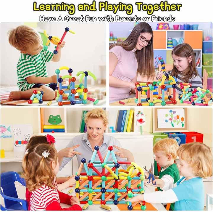 Magnetic Sticks Building Blocks for Kids