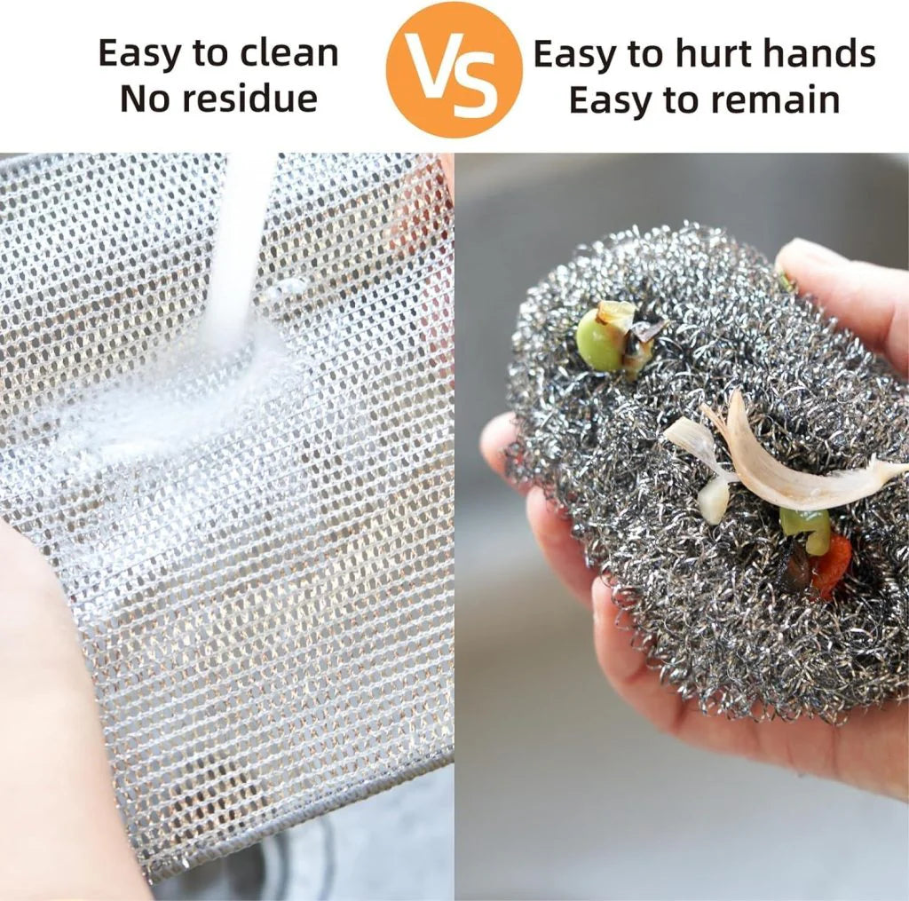 UltraClean Non-Scratch Wire Dishcloths (Pack of 10 & 15)