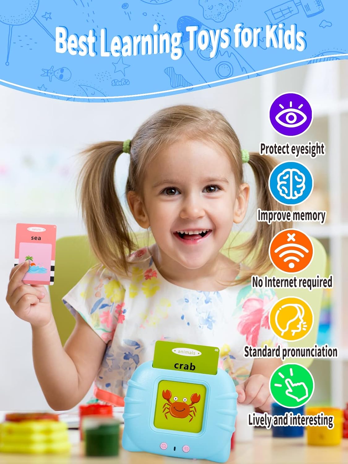 Children's Preschool Talking Cards