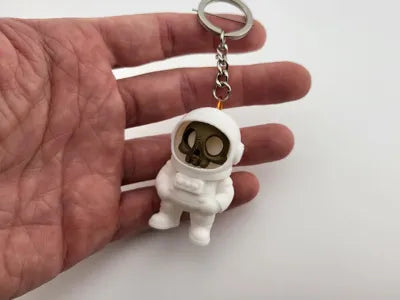 Astronaut Skeleton Keychain  Space Explorer v2