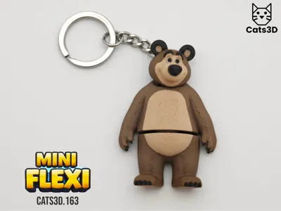 Bear  Masha and the Bear  Mini Flexi 163