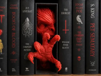 Book Nook Demon Bookshelf Insert
