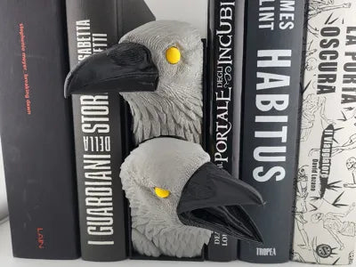 Book Nook Gothic Crow Shelf Insert Dark Libraries