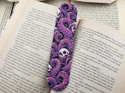 Bookmark Gothic Skull Tentacle   Lovecraft Style