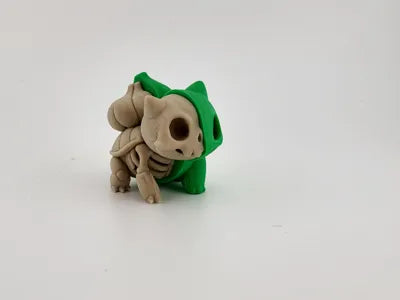 Bulbasaur Skeleton Stylized Pokmon Figure