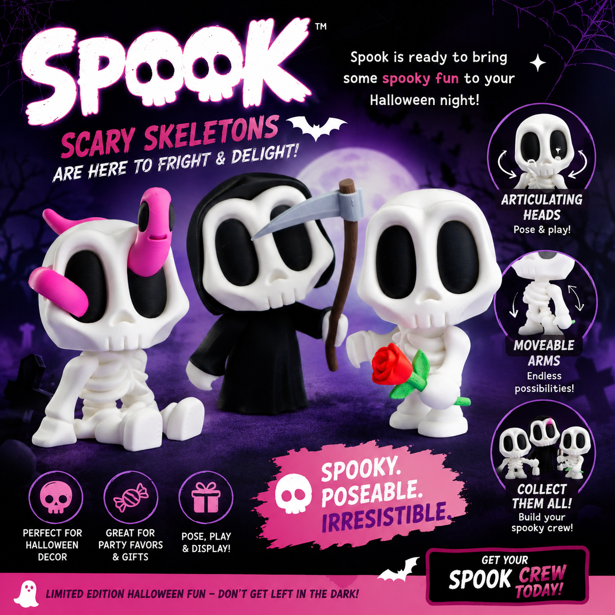 SPOOK-SCARY SKELETONS