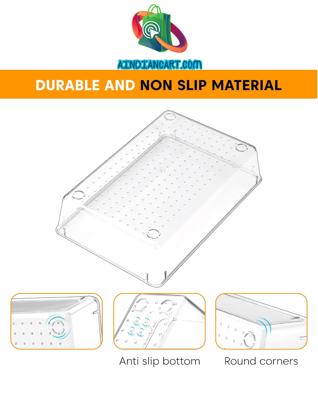 Multipurpose Clear Drawer Organizer