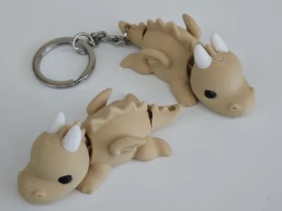 Cute Dragon Mini Flexi Keychain