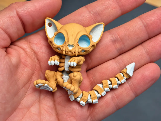 Cute Flexi Skeleton Kitty