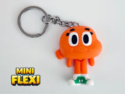 Darwin Watterson Mini Flexi Gumball