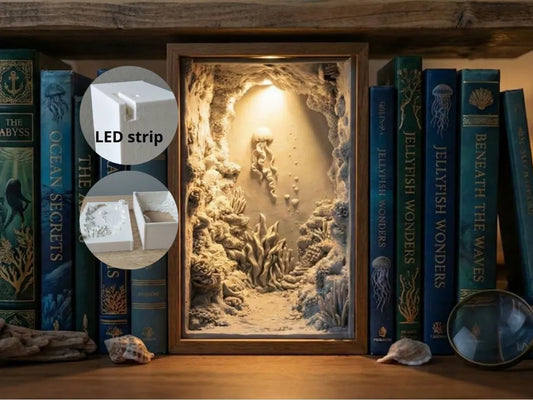 Deep Ocean Booknook Backlit